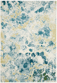 Safavieh Watercolor Wtc696B Ivory / Light Blue Organic / Abstract Area Rug
