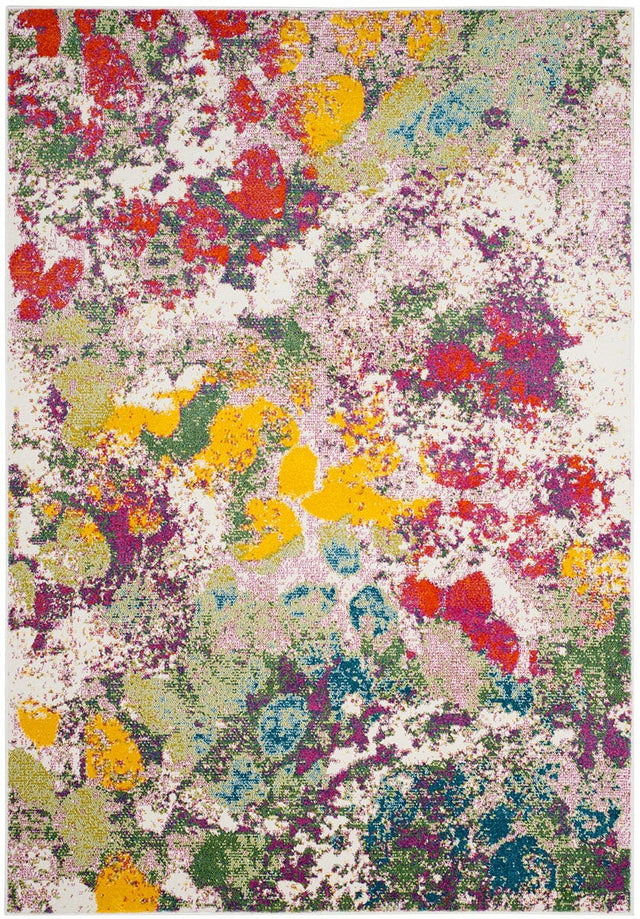 Safavieh Watercolor Wtc696E Light Green / Rose Rugs.