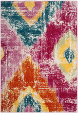 Safavieh Watercolor Wtc699K Fuchsia / Orange Rugs.