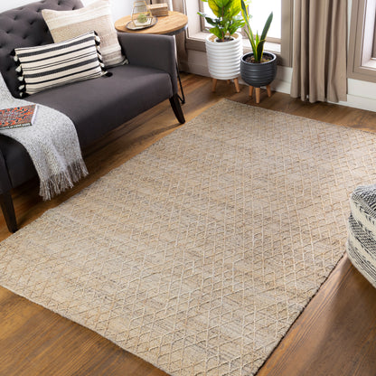 Surya Watford Wtf-2301 Charcoal, Medium Gray, Light Gray, Beige Area Rug