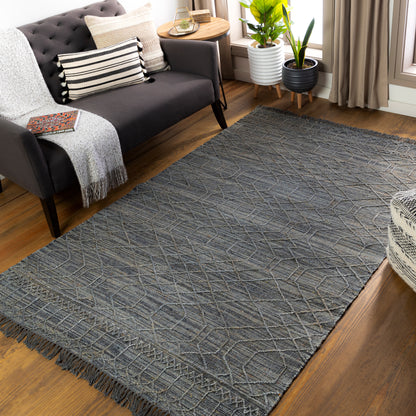 Surya Watford Wtf-2304 Black, Charcoal, Medium Gray, Light Gray Area Rug