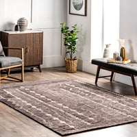 Nuloom Tera Tribal Bohemian Nte2784A Gray Area Rug