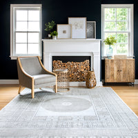 Nuloom Whitley Tiled Token Nwh1640A Light Gray Area Rug