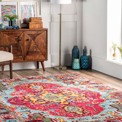 Nuloom Corbett Bohemian Nco2240C Multi Area Rug