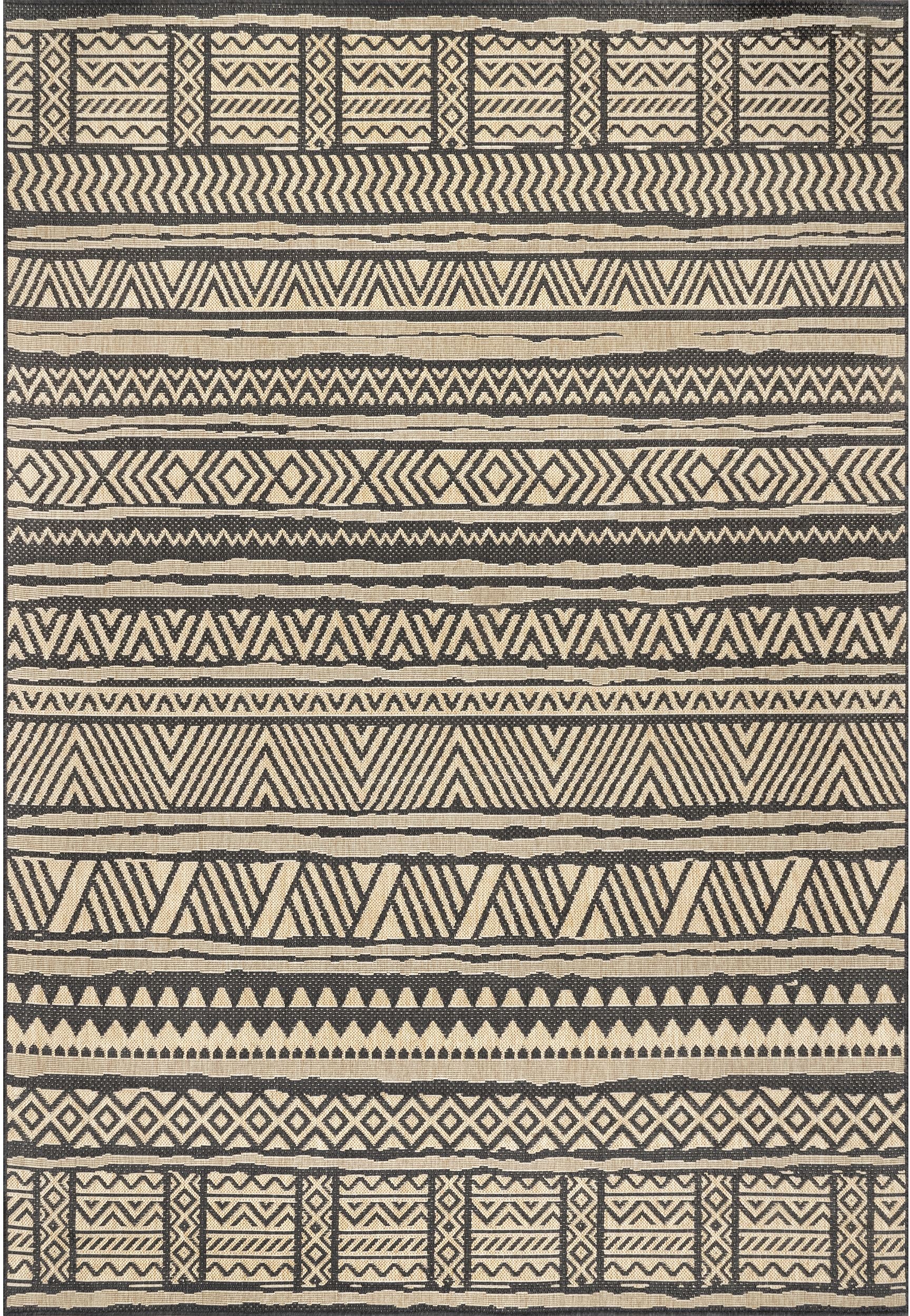 Nuloom Abbey Tribal Nab1799D Charcoal Area Rug