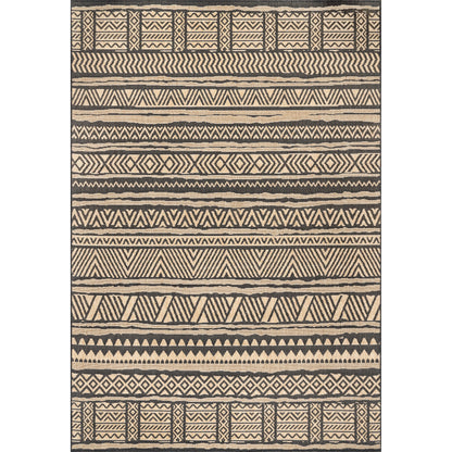 Nuloom Abbey Tribal Nab1799D Charcoal Area Rug