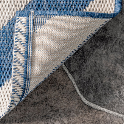 Nuloom Shane Celtic Trellis Nsh2868B Blue Area Rug