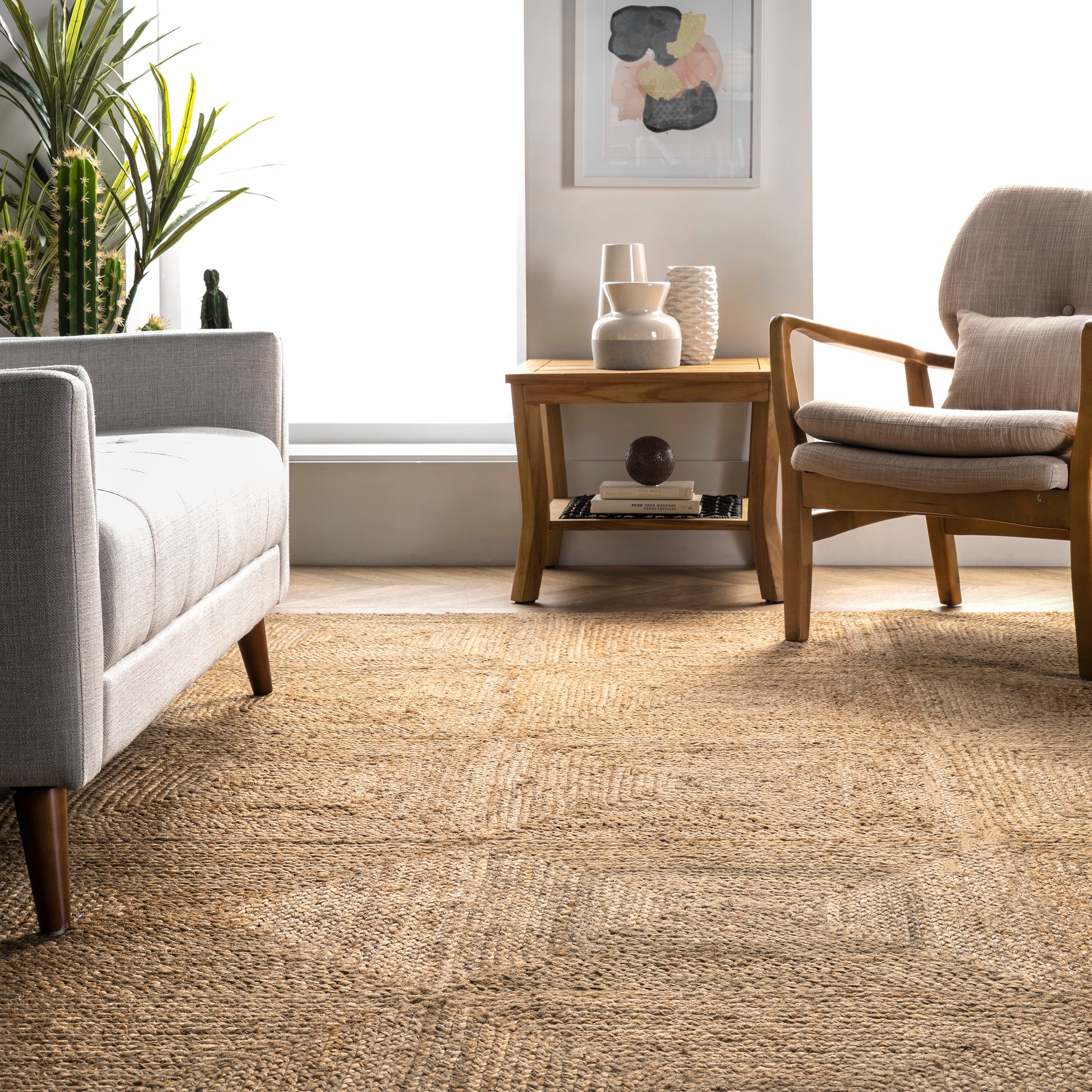 Nuloom Christie Hand Nch3474A Natural Area Rug