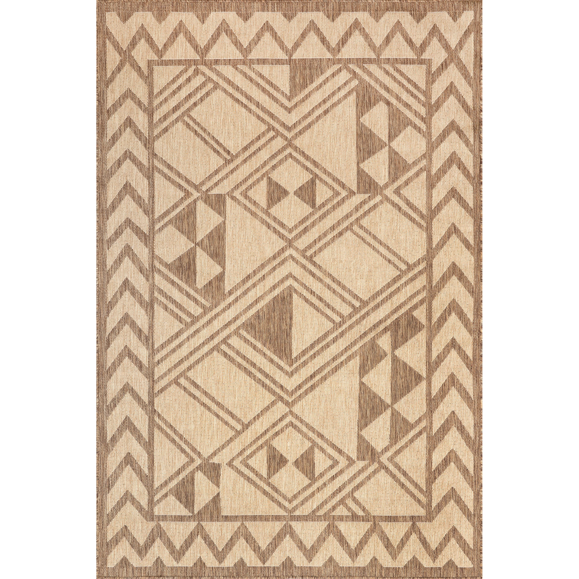 Nuloom Mazie Bold Tribal Nma1822A Beige Area Rug