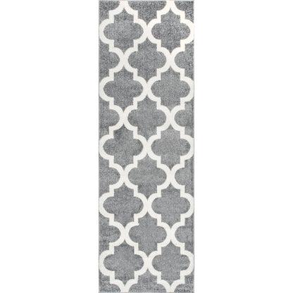 Nuloom Meeker Trellis Nme3220A Gray Area Rug