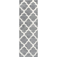 Nuloom Meeker Trellis Nme3220A Gray Area Rug