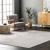 AreaRugs.com Wavaj Nwa1031A Beige Area Rug