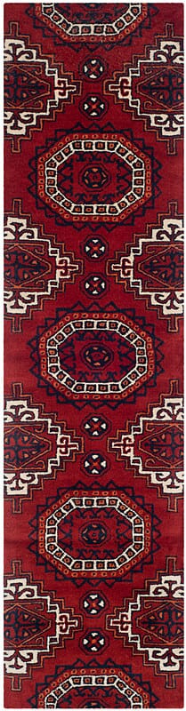 Safavieh Wyndham Wyd201A Red Damask Area Rug