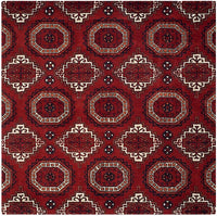 Safavieh Wyndham Wyd201A Red Damask Area Rug