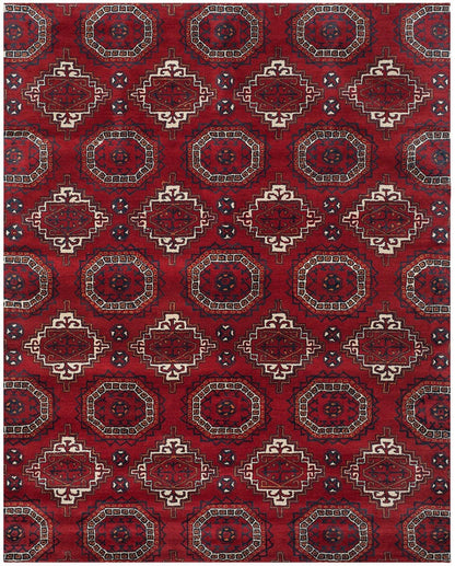 Safavieh Wyndham Wyd201A Red Damask Area Rug