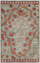 Safavieh Wyndham Wyd206A Blue / Rust Rugs.