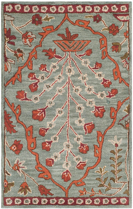 Safavieh Wyndham Wyd206A Blue / Rust Rugs.