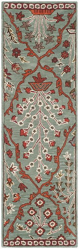 Safavieh Wyndham Wyd206A Blue / Rust Rugs.