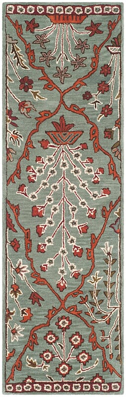 Safavieh Wyndham Wyd206A Blue / Rust Rugs.
