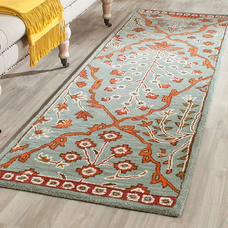 Safavieh Wyndham Wyd206A Blue / Rust Rugs.