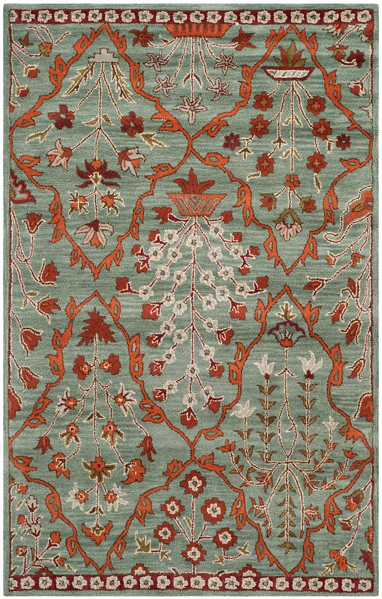 Safavieh Wyndham Wyd206A Blue / Rust Area Rug