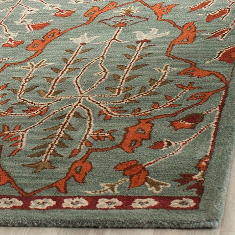 Safavieh Wyndham Wyd206A Blue / Rust Rugs.