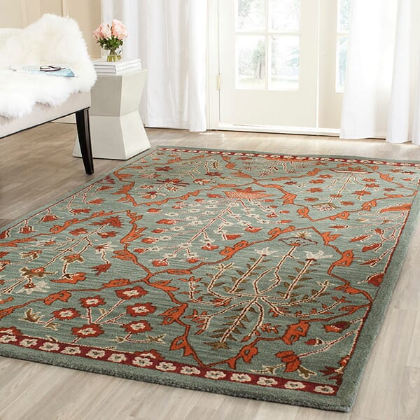 Safavieh Wyndham Wyd206A Blue / Rust Rugs.