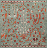 Safavieh Wyndham Wyd206A Blue / Rust Rugs.