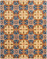 Safavieh Wyndham Wyd320A Blue / Gold Rugs.