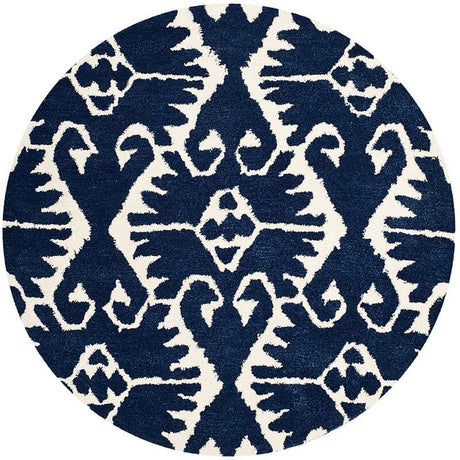 Safavieh Wyndham Wyd323C Royal Blue / Ivory Rugs.