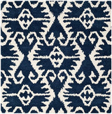 Safavieh Wyndham Wyd323C Royal Blue / Ivory Rugs.