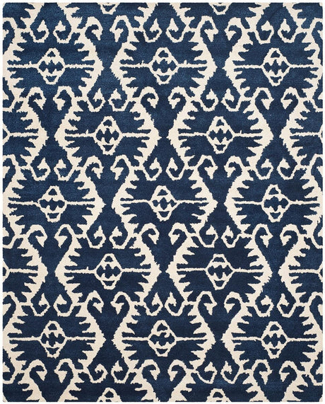 Safavieh Wyndham Wyd323C Royal Blue / Ivory Rugs.