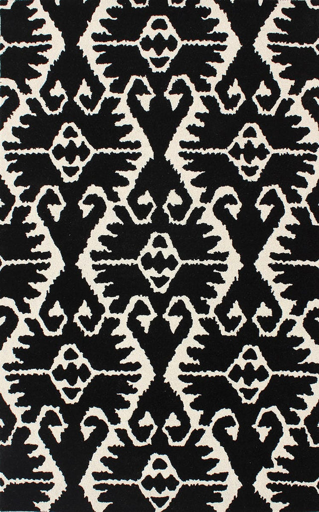 Safavieh Wyndham Wyd323D Black / Ivory Rugs.