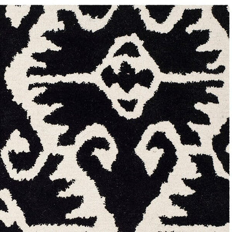 Safavieh Wyndham Wyd323D Black / Ivory Rugs.