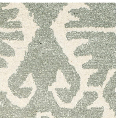 Safavieh Wyndham Wyd323G Grey / Ivory Damask Area Rug