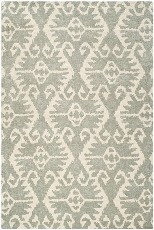 Safavieh Wyndham Wyd323G Grey / Ivory Damask Area Rug