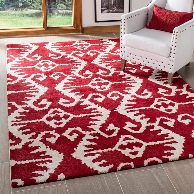 Safavieh Wyndham Wyd323R Red / Ivory Rugs.