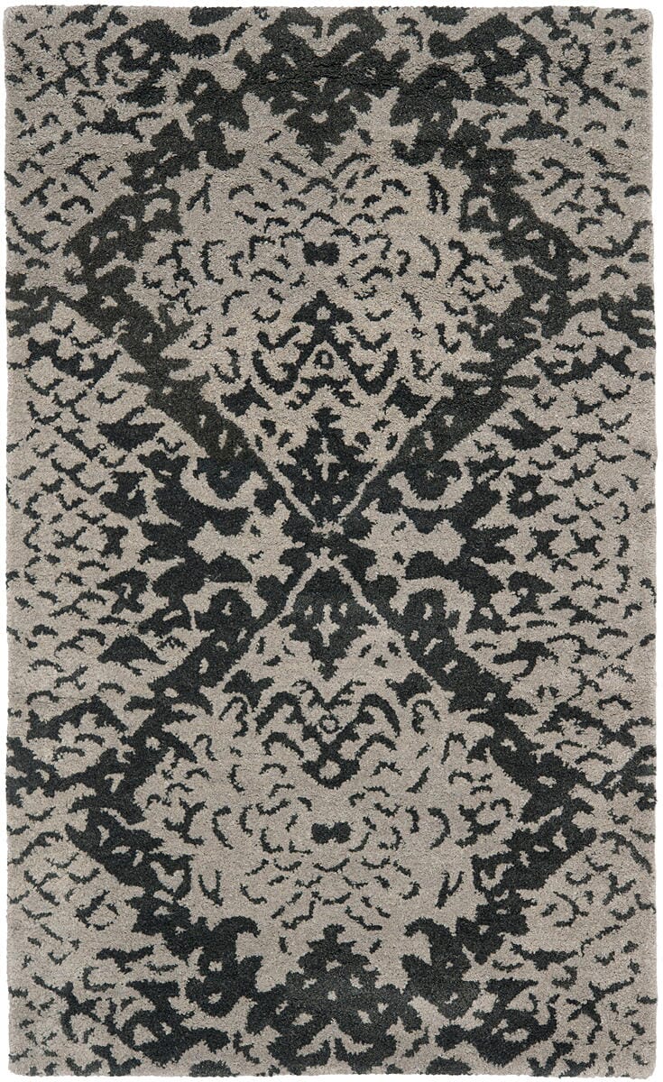 Safavieh Wyndham Wyd620A Grey / Black Area Rug