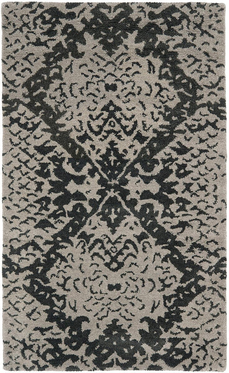 Safavieh Wyndham Wyd620A Grey / Black Rugs.