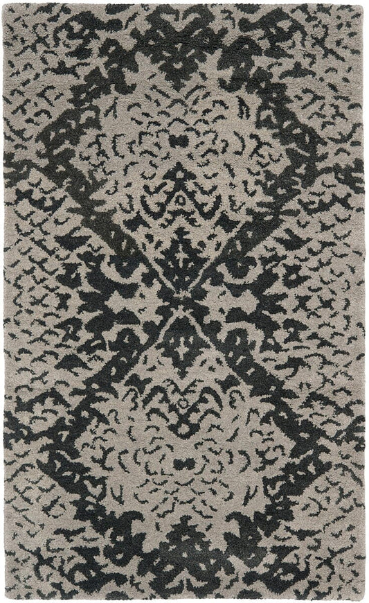 Safavieh Wyndham Wyd620A Grey / Black Area Rug