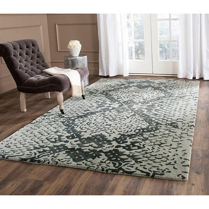 Safavieh Wyndham Wyd620A Grey / Black Area Rug