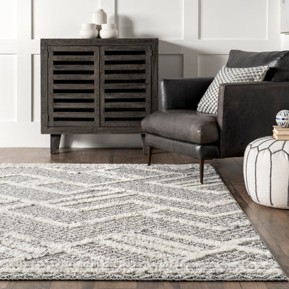 Nuloom Jannette Modern Textured Nja1703A Gray Area Rug