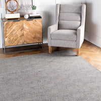 Nuloom Ago Hand Woven Nag2102C Gray Area Rug