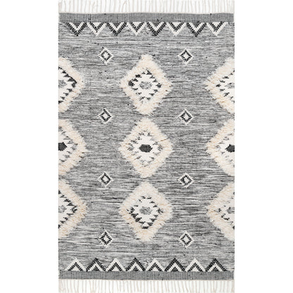 Nuloom Savannah Moroccan Nsa3319B Black Area Rug