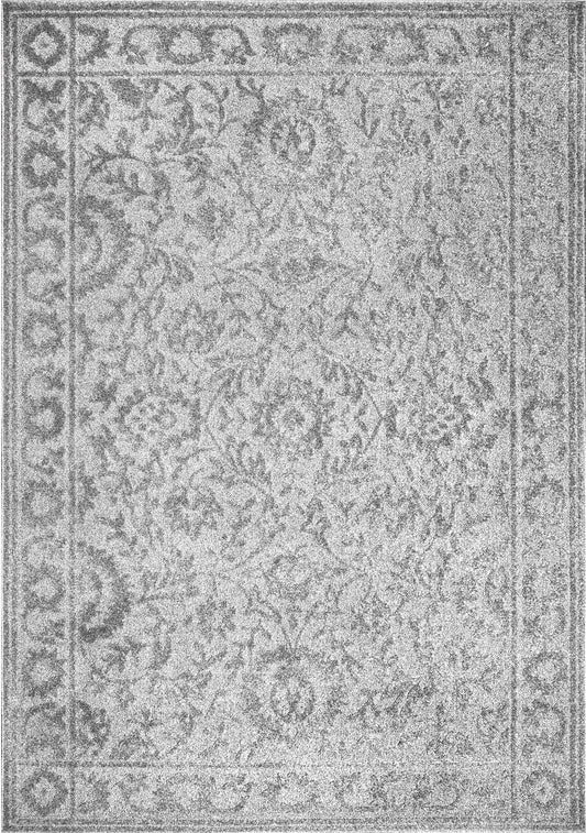 Nuloom Cadence Floral Nca1337B Gray Area Rug