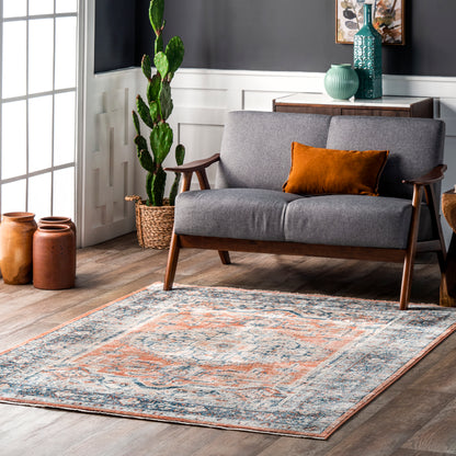 Nuloom Zara Nza2379A Orange Area Rug