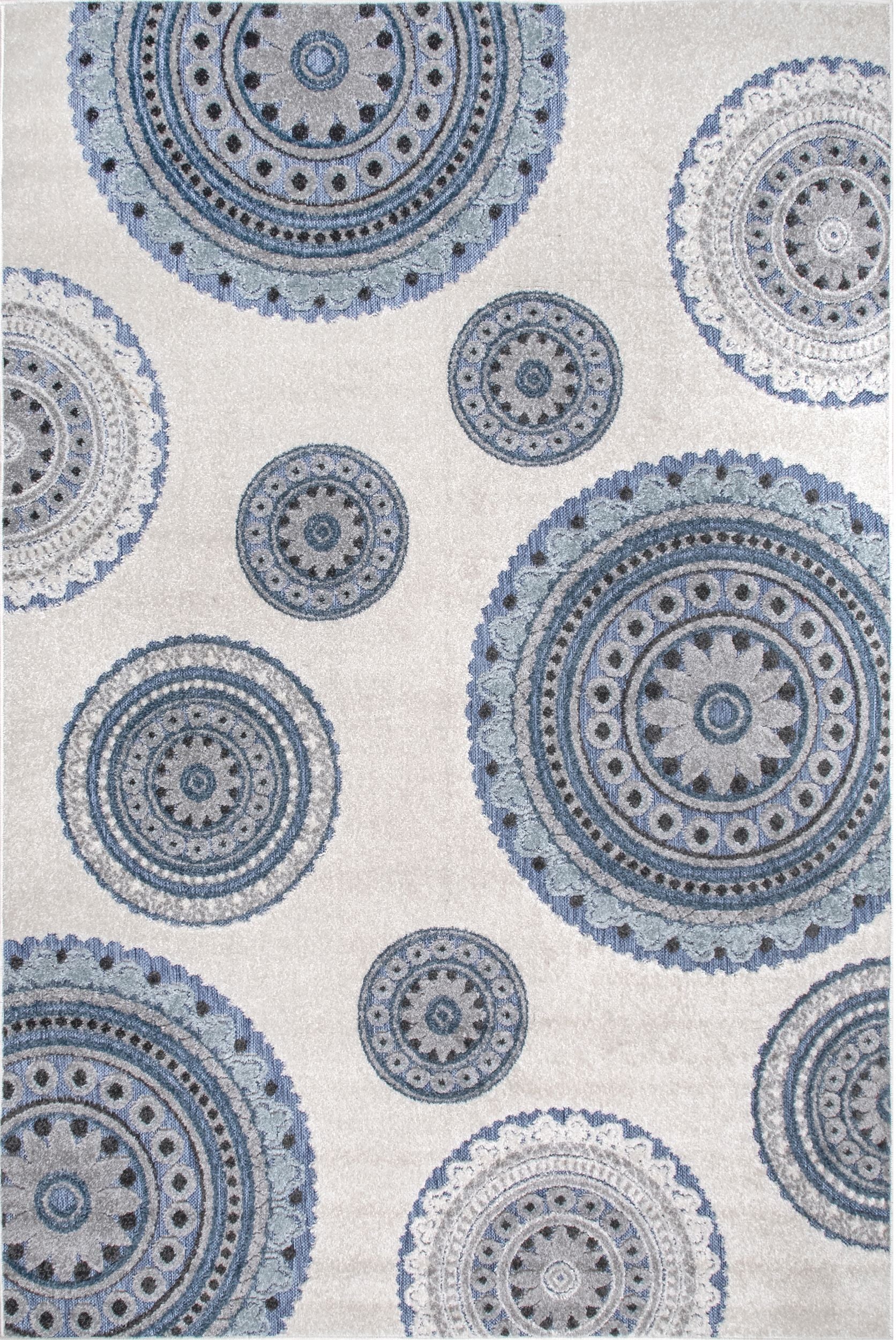 Nuloom Andi Textured Nan1559B Blue Area Rug