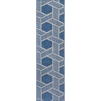 Nuloom Milania Lattice Nmi1796A Blue Area Rug