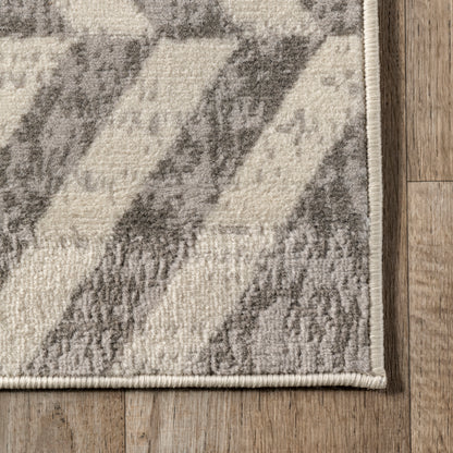 Nuloom Darleen Chevron Nda1743A Beige Area Rug