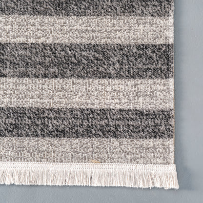 Nuloom Roberge Coastal Nro1487B Gray Area Rug